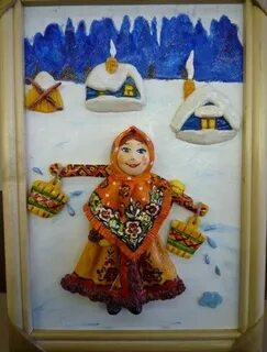 Масленица из соленого теста своими руками