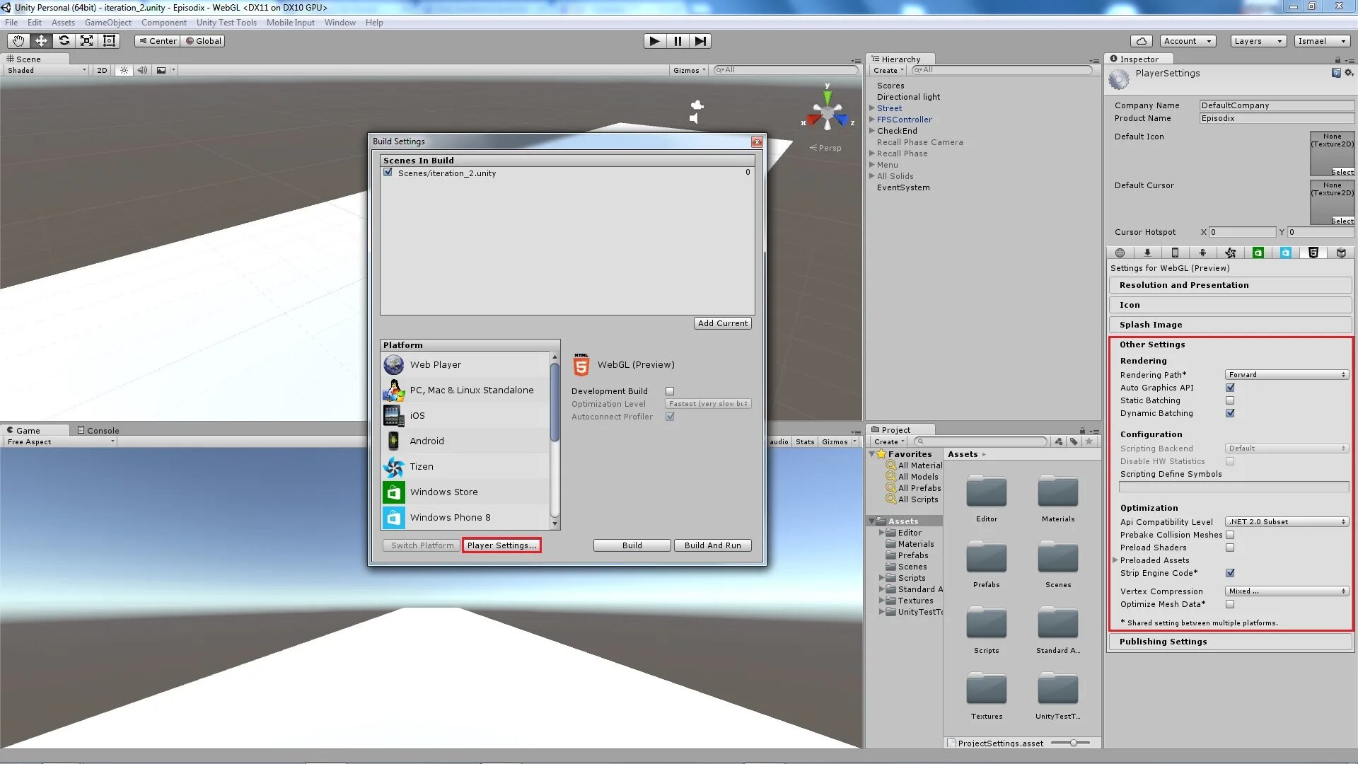 Редактор Юнити фото. Unity WEBGL Player. Unity Editor где находится. Панель Project Unity.