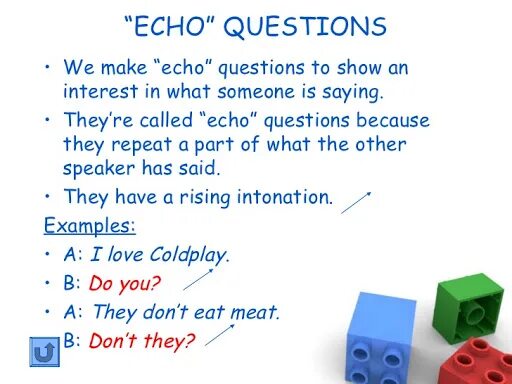 Вопрос эхо. Эхо вопросы в английском языке. Echo questions в английском языке. Echo questions в английском языке правило. Reply questions в английском языке.