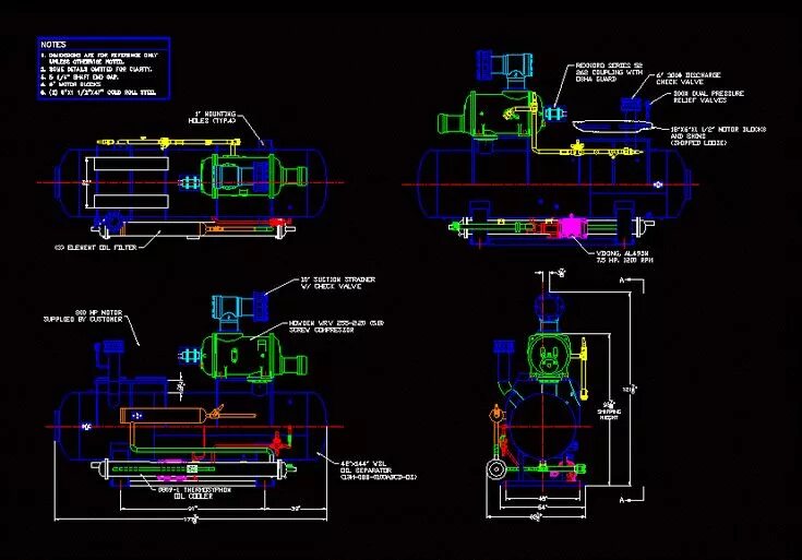 Water Equipment DWG Detail for AutoCAD * Designs CAD