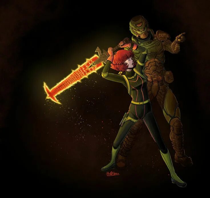 Doom кроссовер. Fortnite doom slayer. думгай. думгай фортнайт. ranger and doomguy.