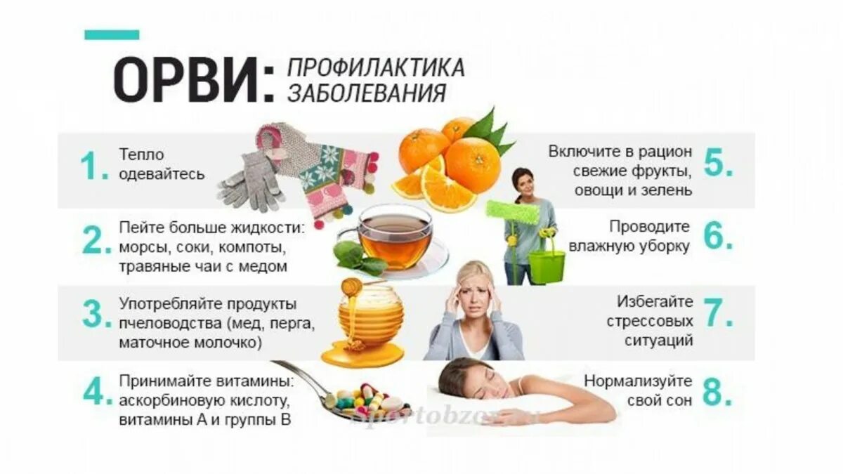 Грипп еда