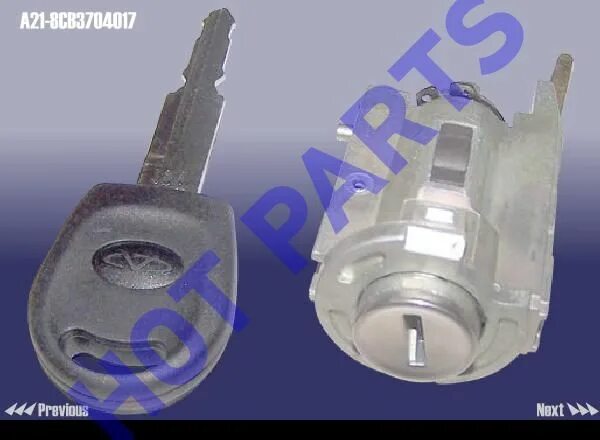 Комплект ключей и личинок T11-6105P1 CHERY (ЧЕРИ) T116105P1 купить в интернет-ма