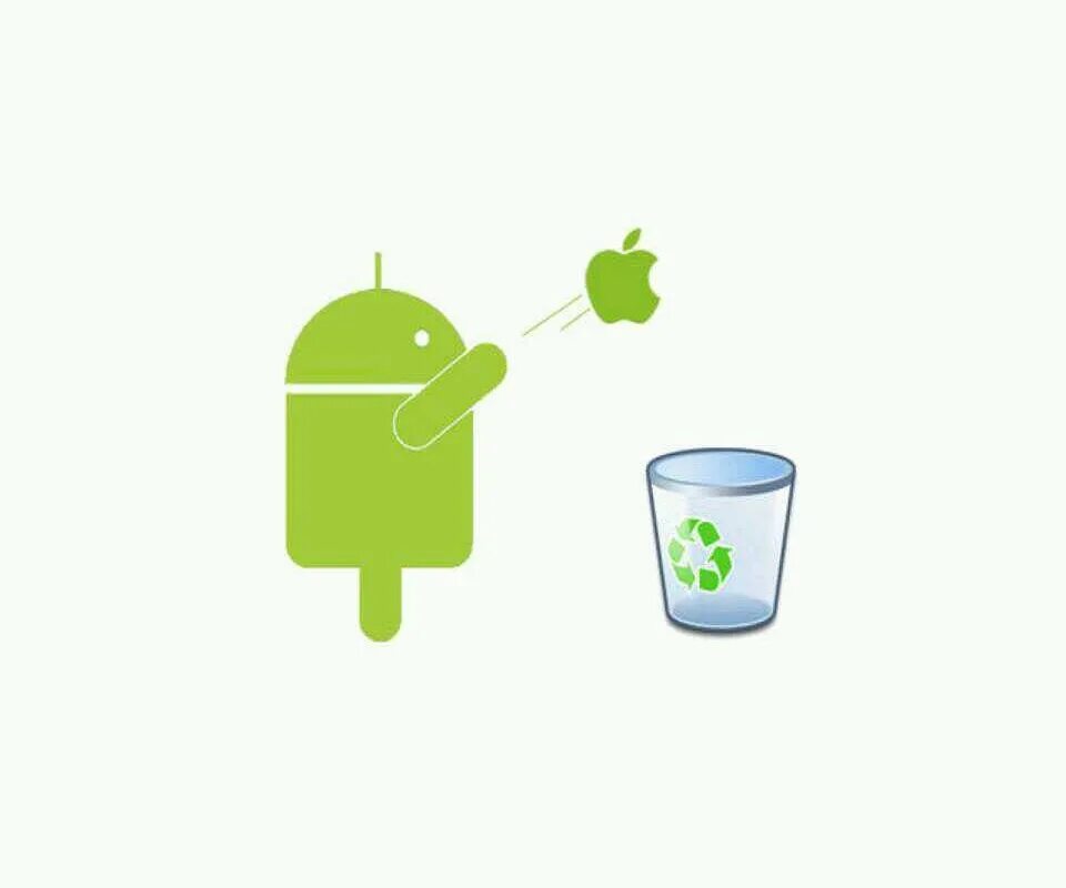 Андроид ест память. Андроид против айфона. Андроид против Эппл. Андроид анимация. Гифка эпл против андроид.