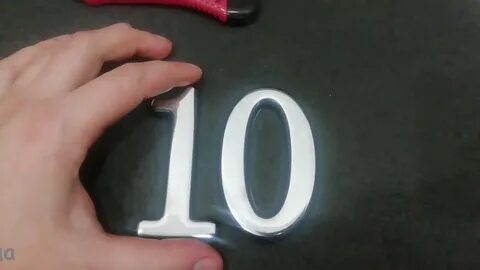 Приклеить цифры