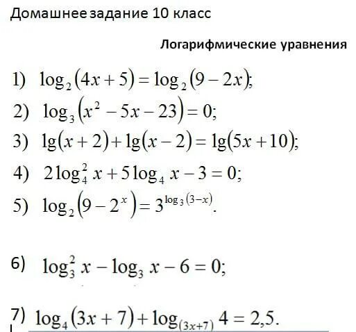 Самостоятельная работа 10 класс алгебра логарифмические уравнения. Логарифмические уравнения 10 класс Алимов. Алгебра 10 класс решение логарифмических уравнений. Логарифмические уравнения 10 класс. Уравнения с логарифмами 10 класс.