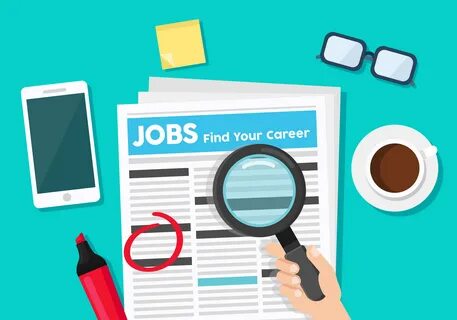 I search for work