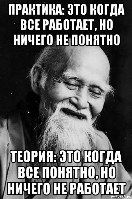 Теория это когда все известно но ничего. Понятно что ничего не понятно. понятно что ничеготнк понятно. прикол очень интересно но ничего не понятно. ничего не понимаю.