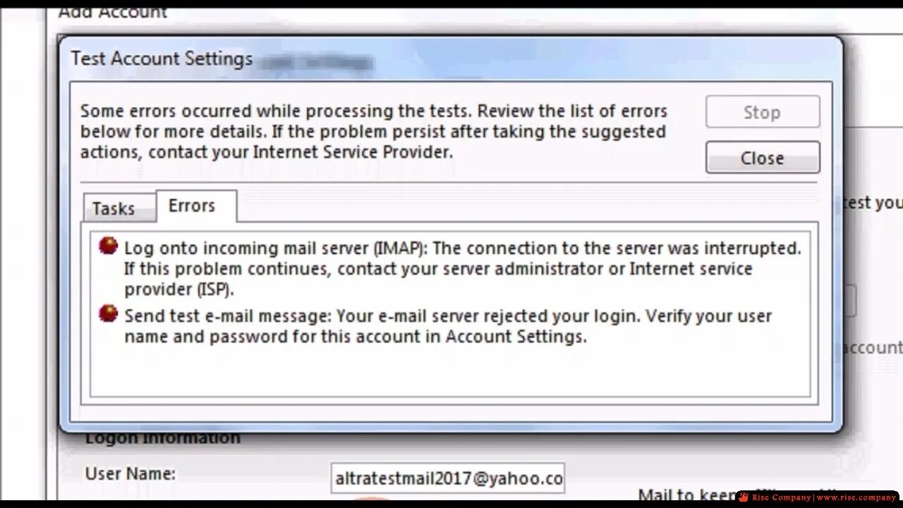 Ошибка сервера 550. Аутлук ошибка. the connection to microsoft exchange is unavailable. authn error outlook 2016 in connection status.