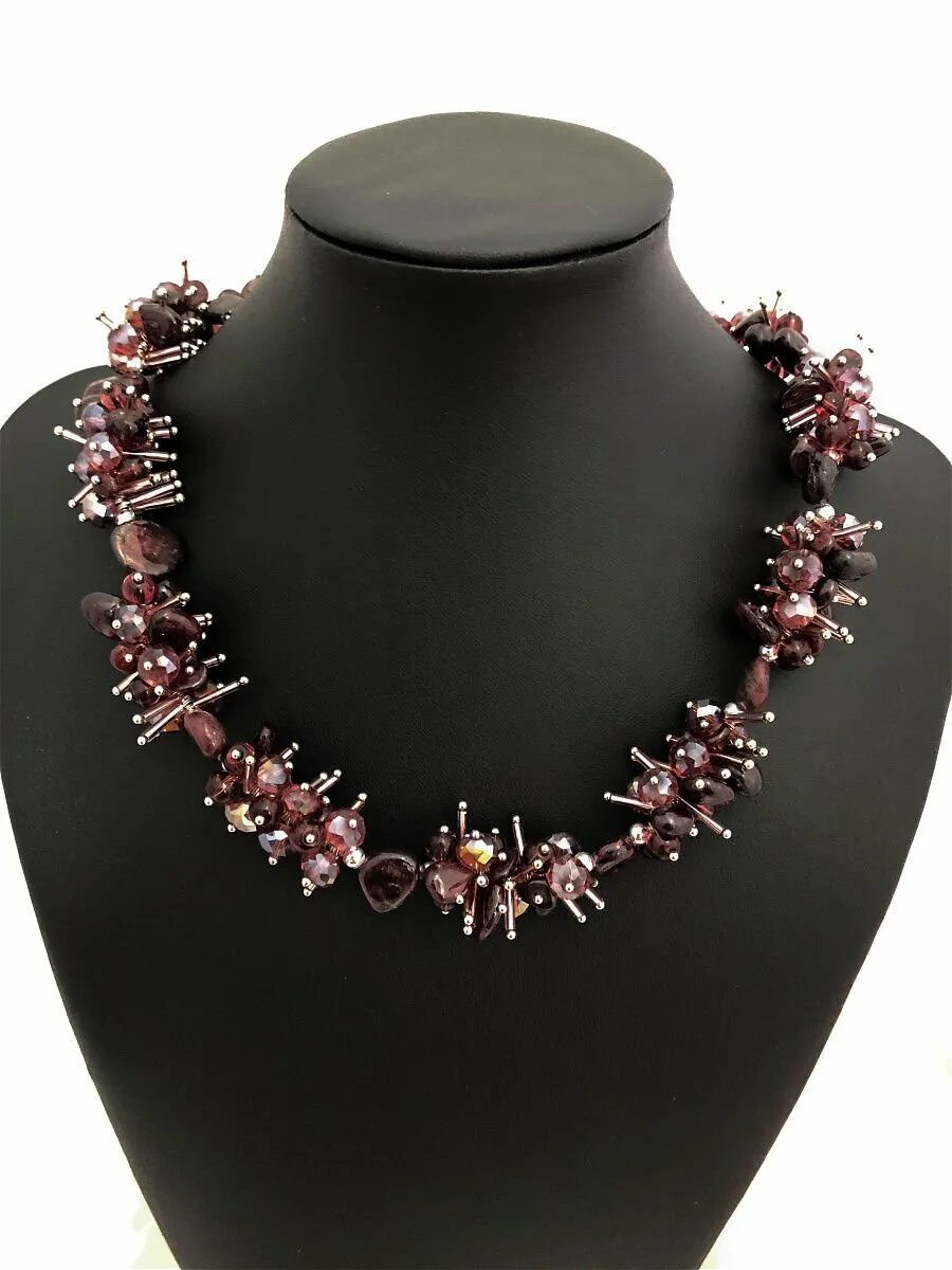 Бусы из граната 731-eo. Ювелирочка бусы из граната. Гранатовое колье. Колье гранат. Колье гранат.