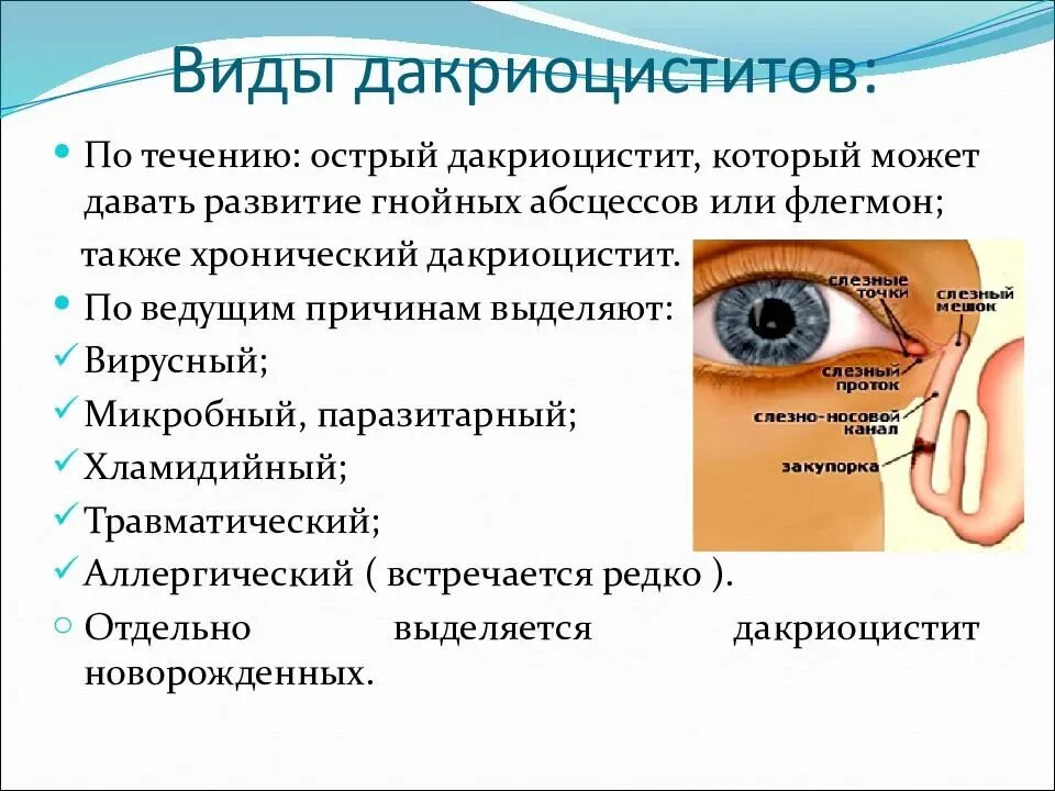 Массаж слезного канала видео. Осложнения хронического Гнойного дакриоцистита. Флегмонозный острый дакриоцистит. Признаком хронического дакриоцистита являются:. Воспаление слезного мешка (дакриоцистит).