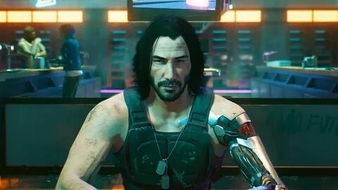 Джонни Сильверхенд в Cyberpunk 2077. 