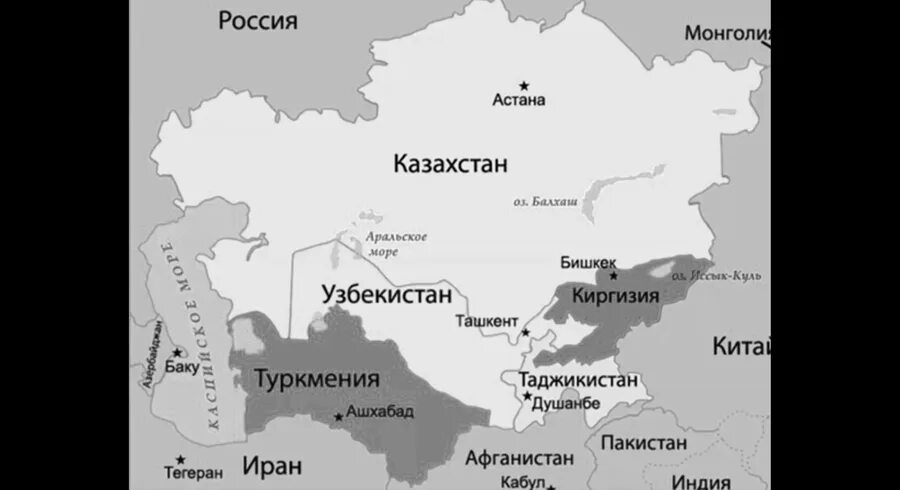 Карта россии казахстан монголия. Карта центральной Азии с границами государств. Границы Казахстан Узбекистан Таджикистан карта. Контурная карта центральной Азии и Казахстана. Казахстан и Узбекистан на карте.