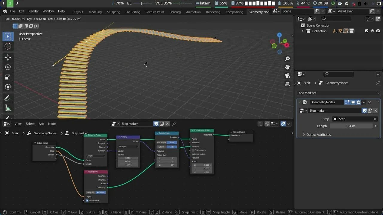 Curve node. Blender geometry nodes curve. blender stairs. geometry nodes blender examples. blender hair geometry nodes.