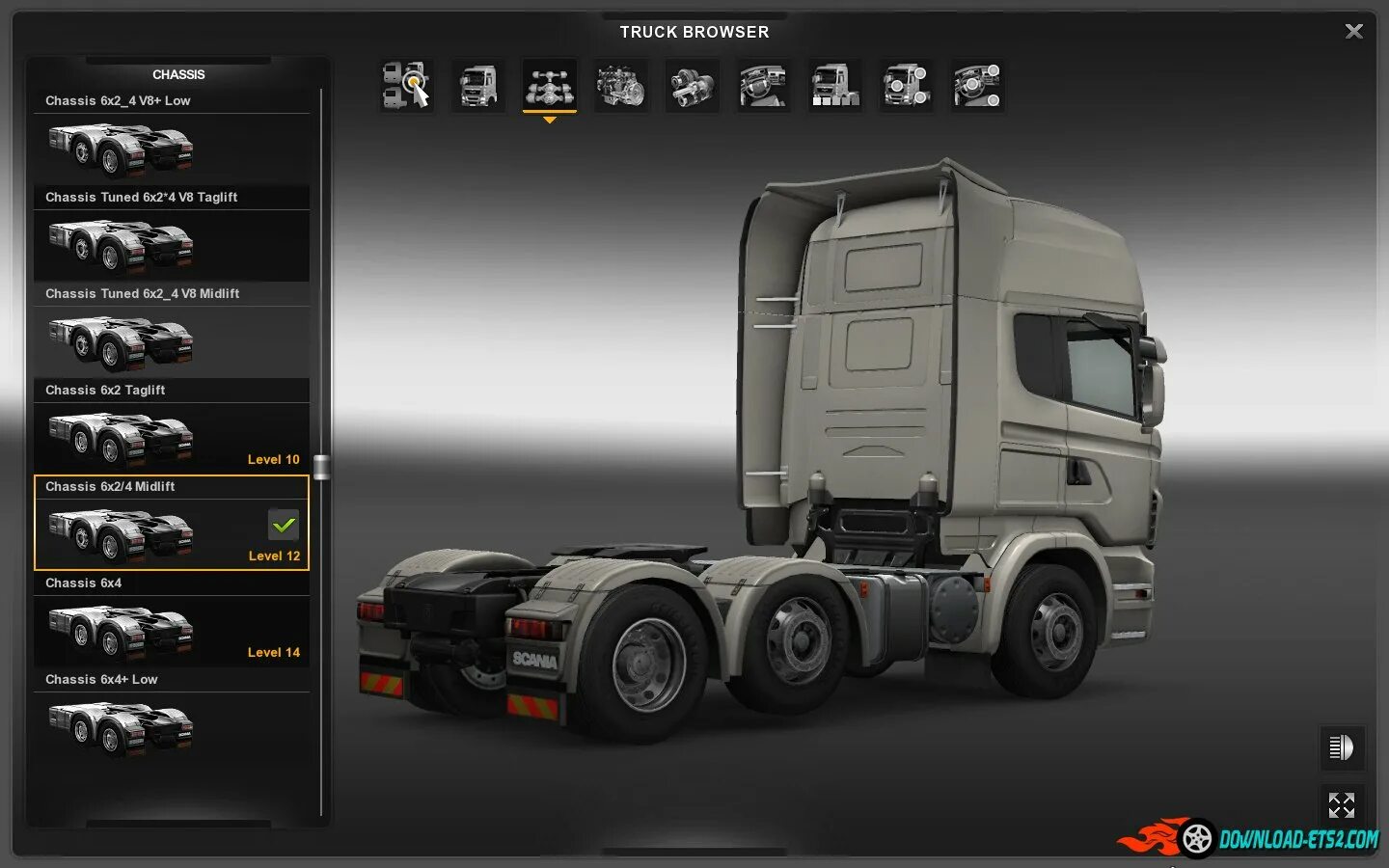 Scania Mega. Фильтр нвидиа Еуро трак 2 2024.