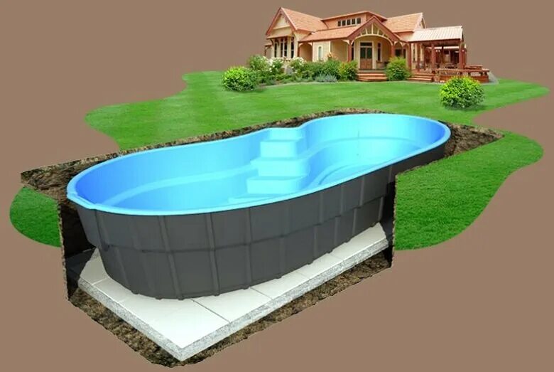 Бассейн который в землю. Бассейн круглый summer fun ( 3,50 х 1,50). Бассейн summer fun exklusiv круглый. Бассейн пластиковый вкапываемый. Пластиковые бассейны из полипропилена.