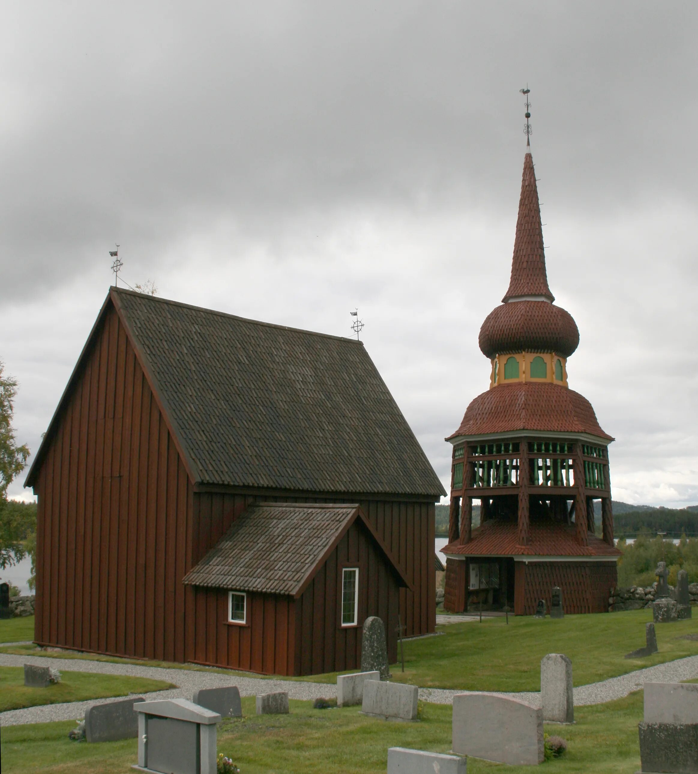 Усадьба Эльврус (Älvrosgården). Ямтланд. Емтланд (провинция). Церковь в Хасе.