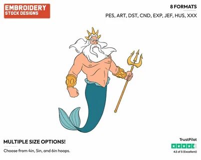 Как нарисовать морского царя