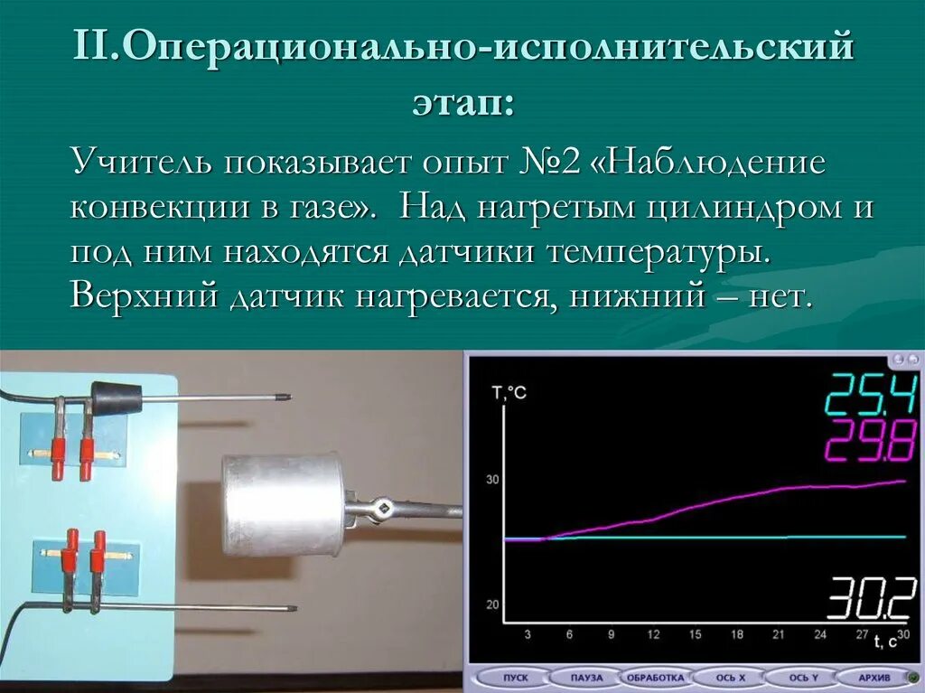 Почему происходит перемещение воздуха над нагретой лампой