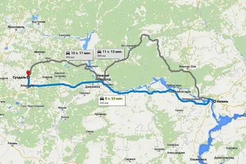 От нижнего новгорода до коврова