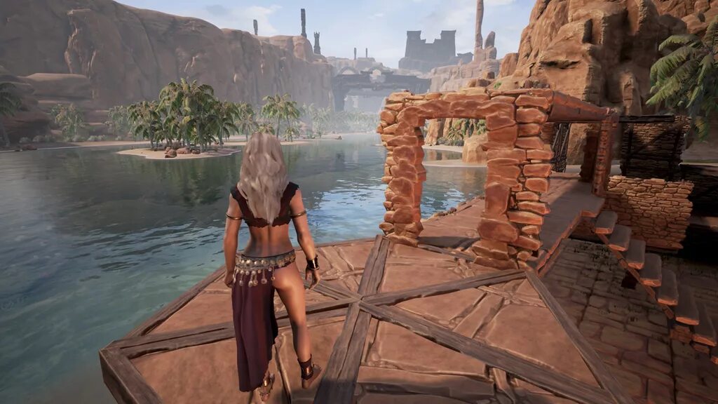 Conan exiles 3. Conan exiles анна разбойница. conan exiles сокровища запада. конан экзаилс игра. conan exiles конан нпс.