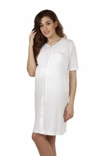 Camicia da shop notte maternit 脿. Camicia da Notte per Gravidanza e Allat.....