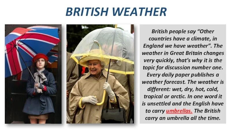 British weather. Англичане и погода. Климат Великобритании на английском. Weather Talkers in Britain.