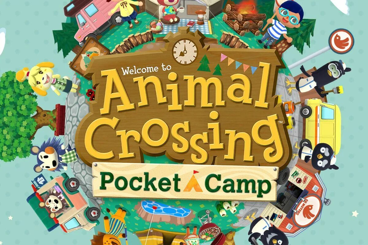 Crossing pocket camp. Игра Pocket Camp. Энимал Кроссинг игра. Энимал Кроссинг покет Кэмп. Animal Crossing Постер.