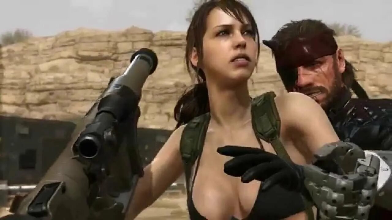 Pretty girls walk big boss. Big Boss and quiet. MGSV TPP - quiet & Boss. MGSV локация с Молчуньей. Последний эпизод MGSV.