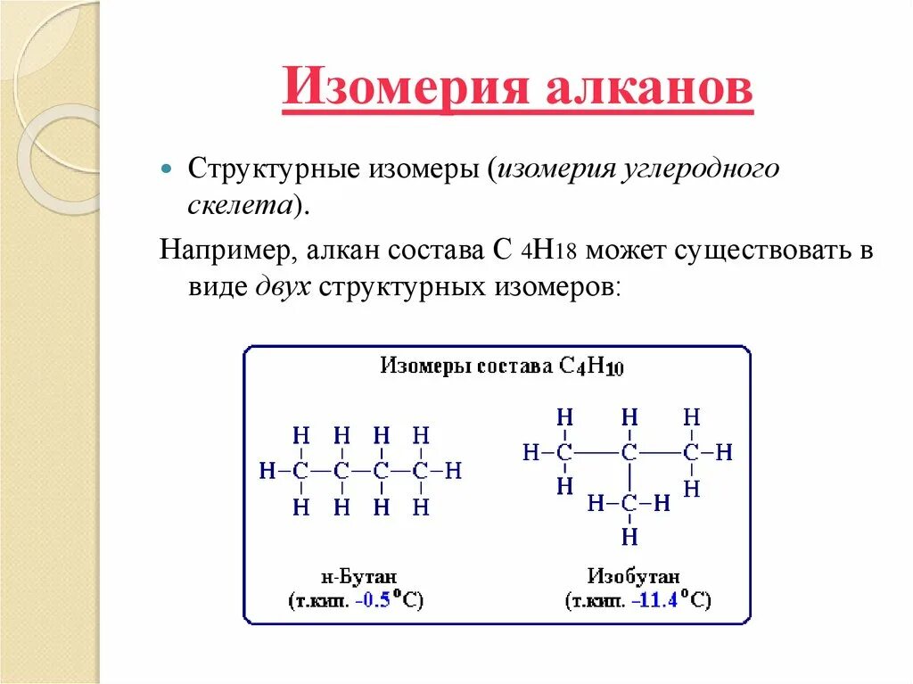 Алкан имеет название. Структурная формула алканов изомерия. Изомерия алканов 10 класс химия. Структурные формулы изомеров алканов. Изомеры химия структурные формулы.