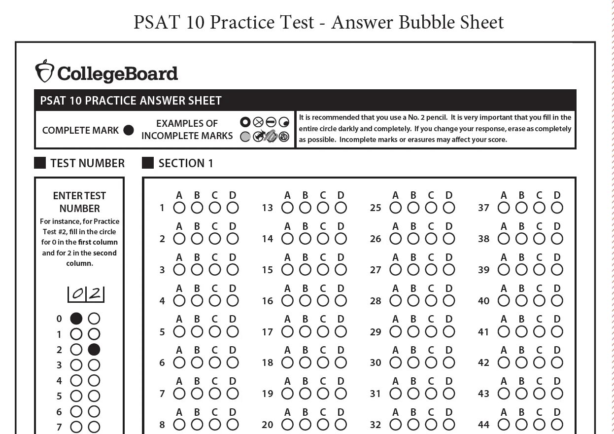 Sat Math answer Sheet. Sat Test Sheet. Test answer Sheet.