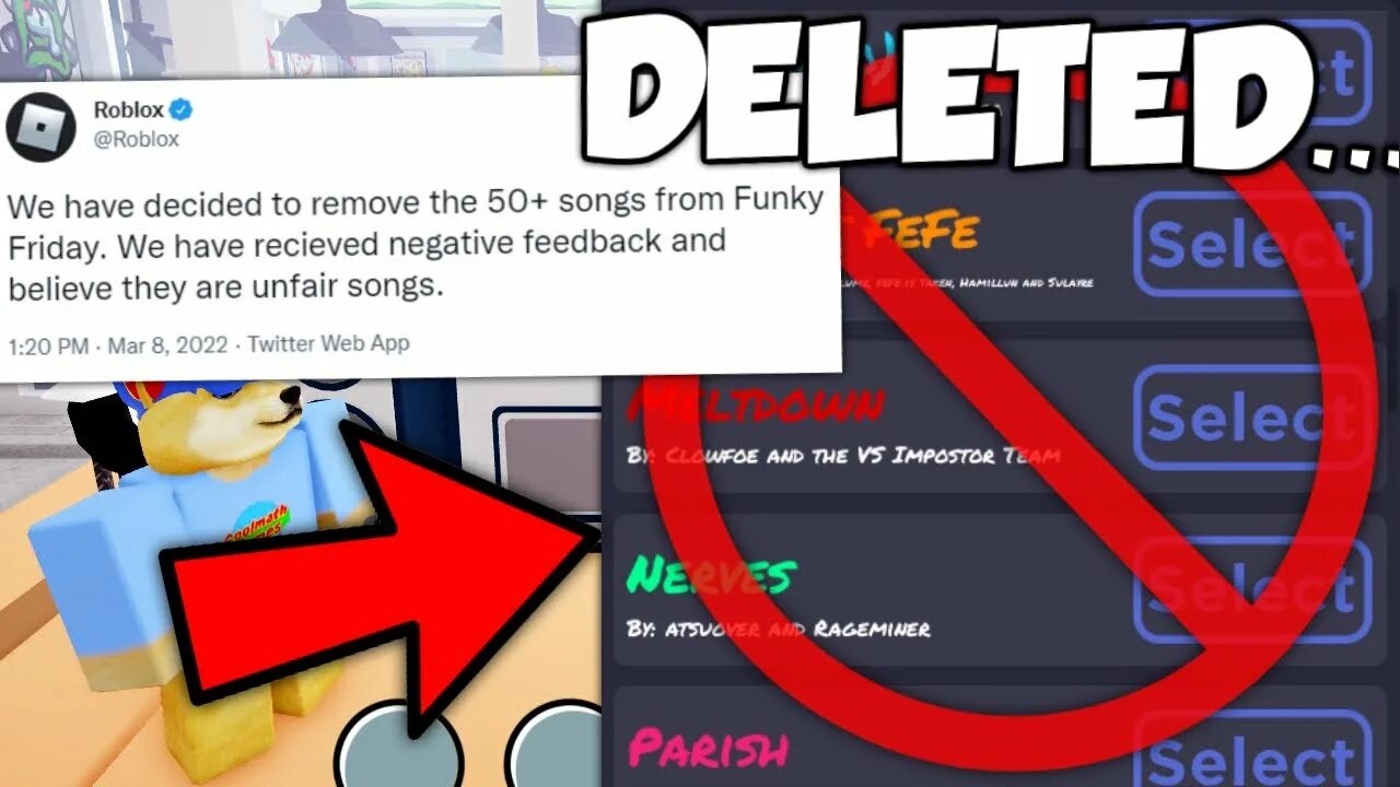Funkin friday roblox. Friday night funky сандей. roblox getting deleted?.