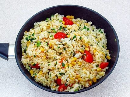 Вкусный рецепт риса с кукурузой