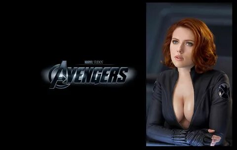 Scarlett johansson black widow boobs.