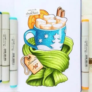 Рисунки нарисованные скетч маркерами