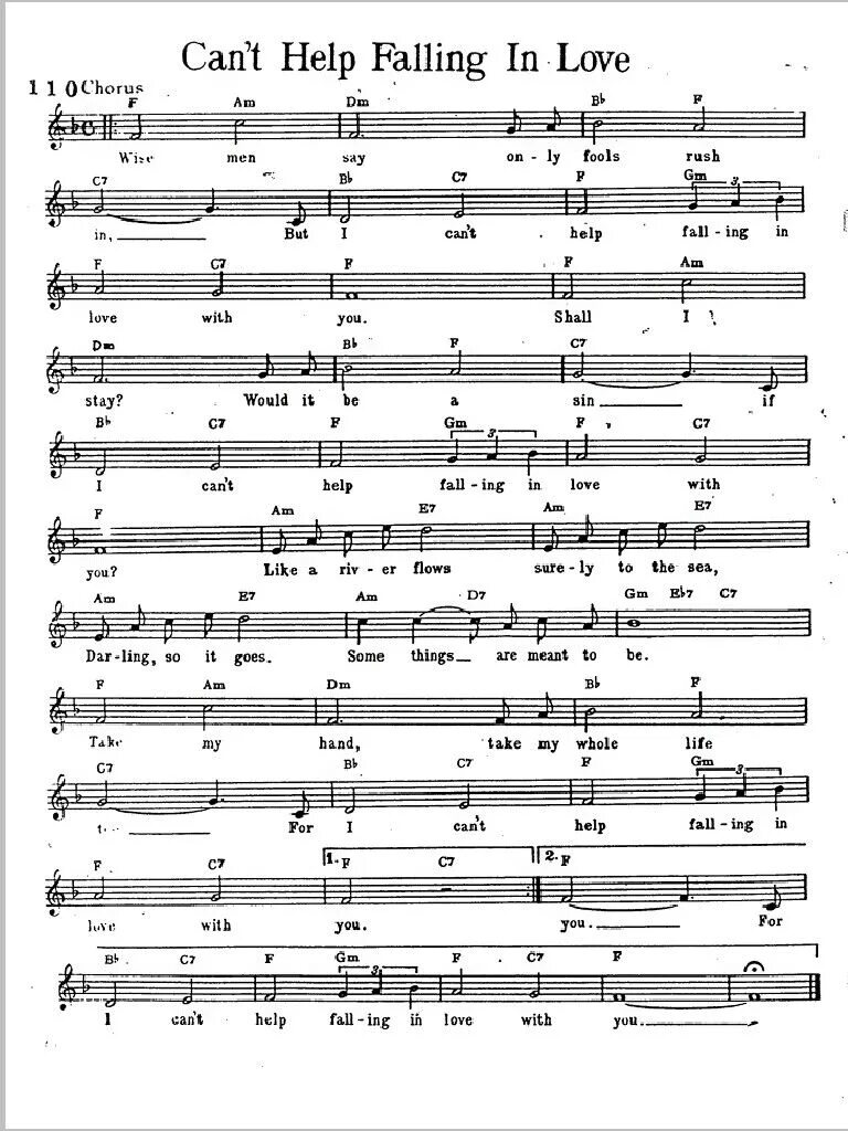 Песня you can said. Elvis Presley can't help Falling in Love Ноты. Can't help Falling in Love Ноты. Can't help Falling in Love Ноты вокал. Cant help Falling in Love Ноты.