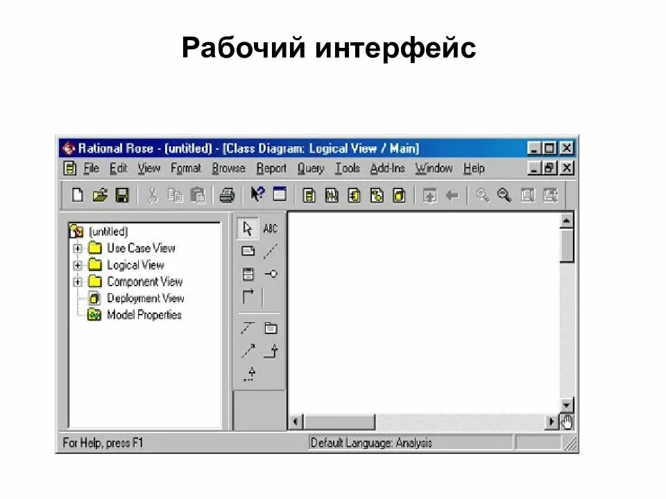 Интерфейс программы представлен. Rational rose интерфейс. интерфейс в v rising. rational rose. interface rose db.
