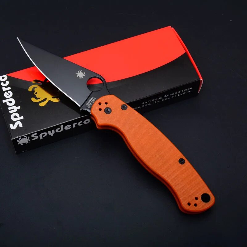 Спайдерки. Spyderco Paramilitary 2. Spyderco c81. Нож Spyderco Paramilitary. Spyderco Paramilitary 2 Orange.