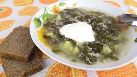 Щи из щавеля на мясном