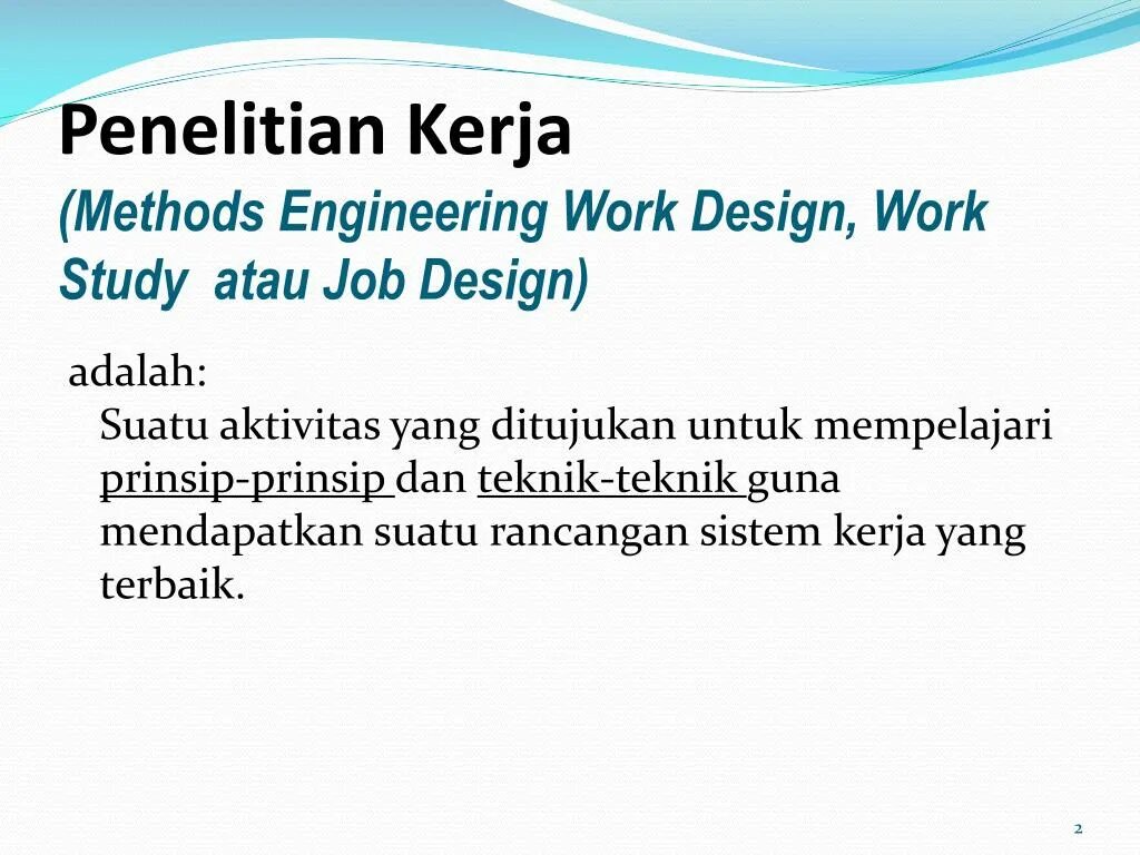 Methods engineer