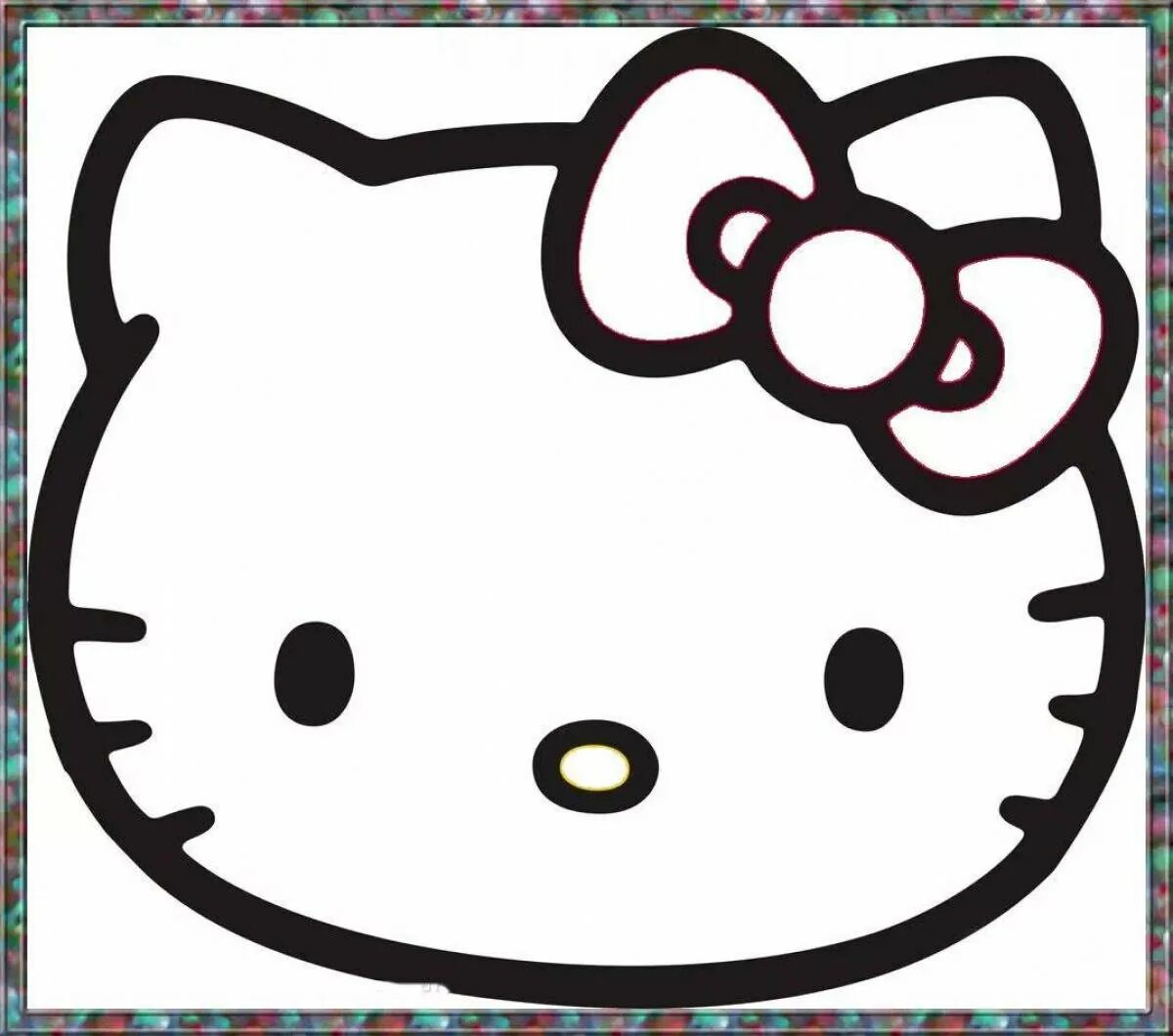 Вырезать hello kitty. Хелло китти мордочка. хеллоу китти голова. hello kitty мордочка. трафарет хелло китти.