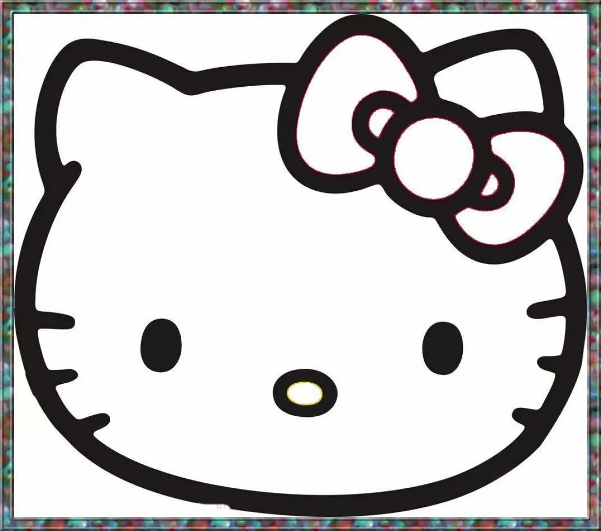 Хелло Китти мордочка. Хеллоу Китти голова. Мордочка hello Kitty. Трафарет Хэллоу Китти. Хеллоу лица