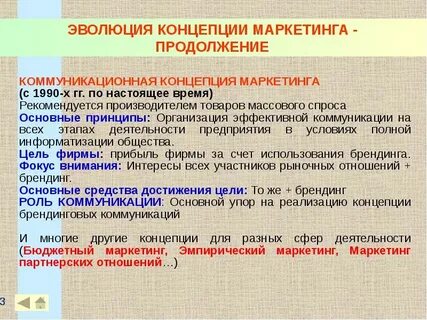 Теории маркетинговых коммуникаций