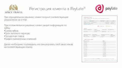 Регистрация клиента