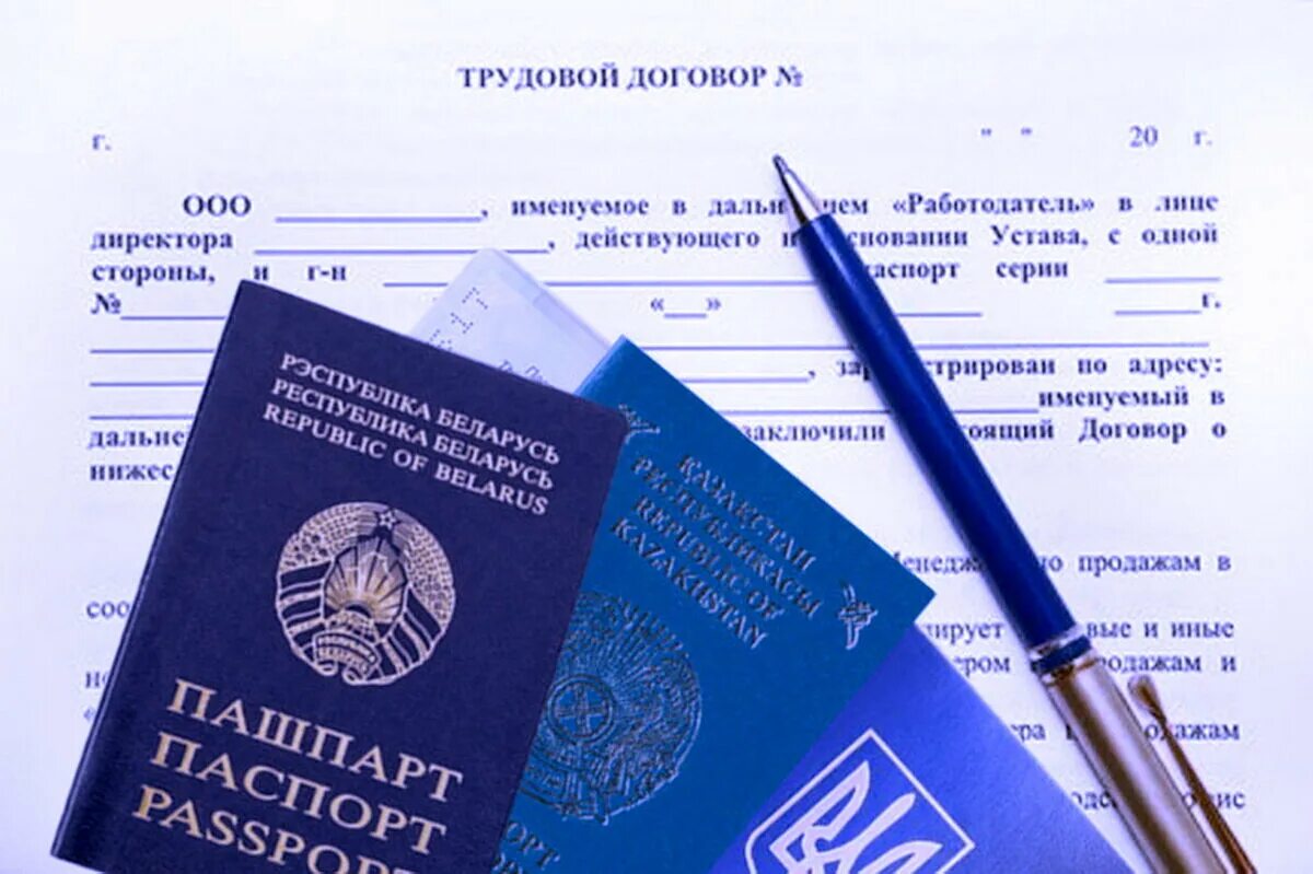 Оформлении документов мигрантам