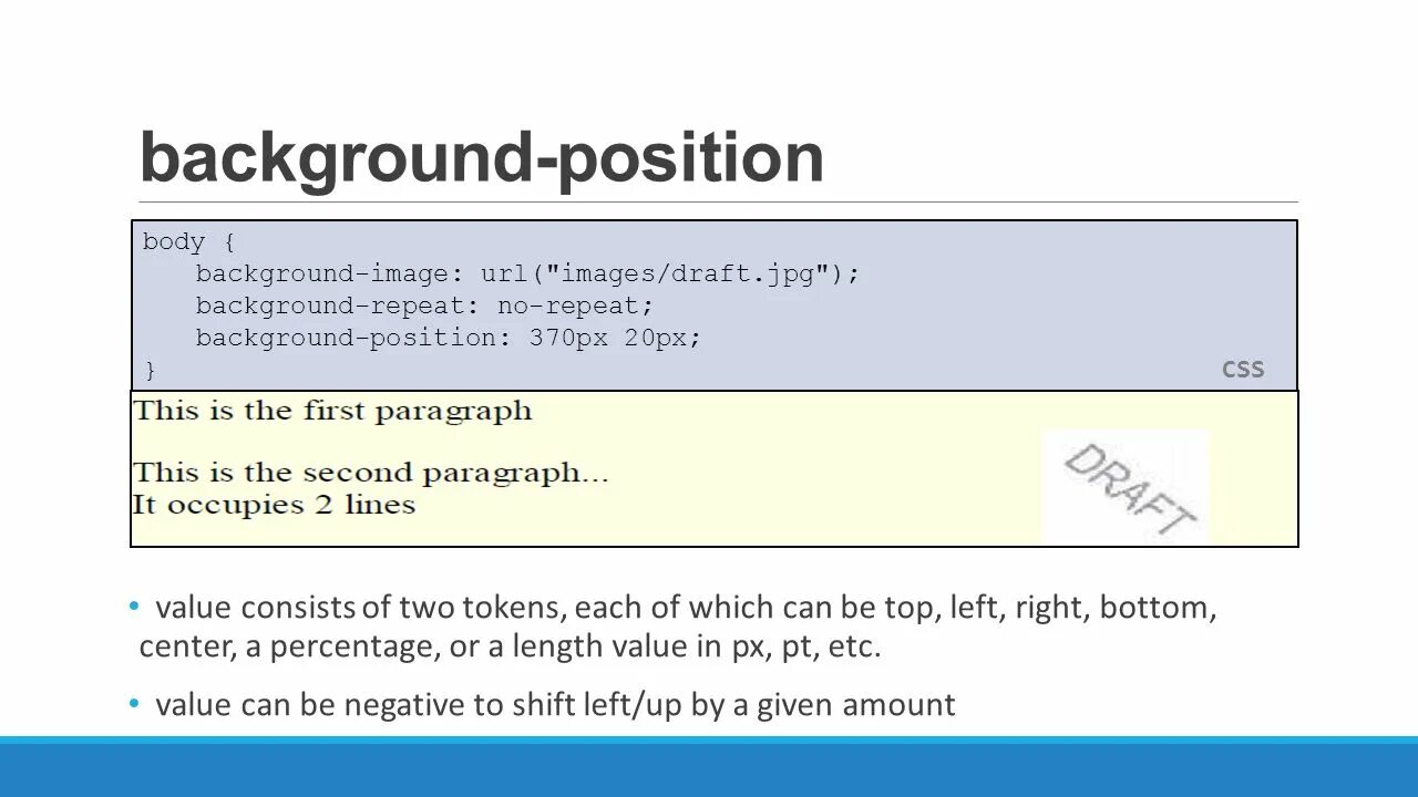 Background position left. Свойство background-position. background-position css примеры. repeat css. background image css пример.