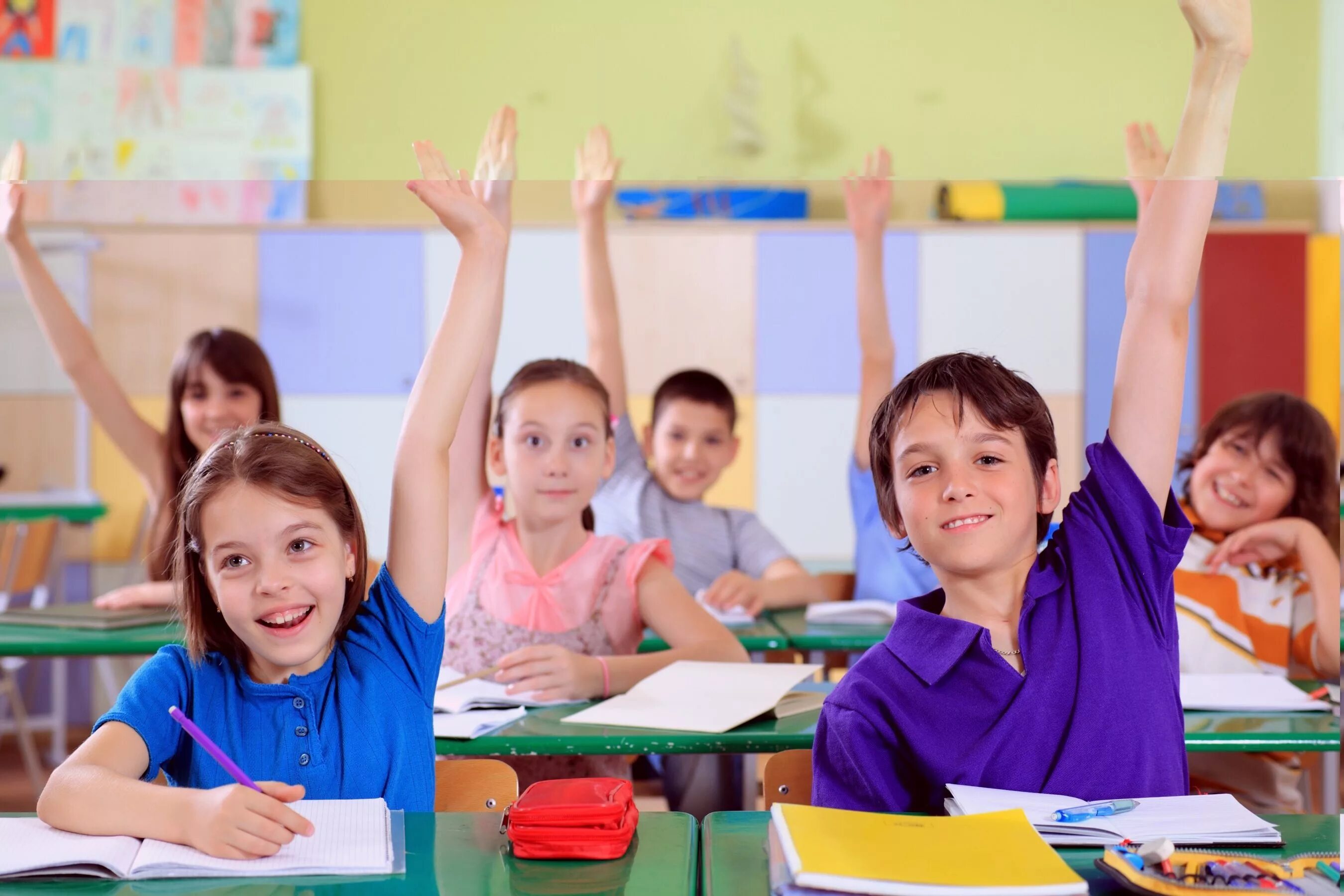 Primary students. Дети на уроке. Класс с учениками. Ученики начальных классов. Занятия в школе.