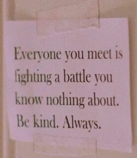 Be kind always