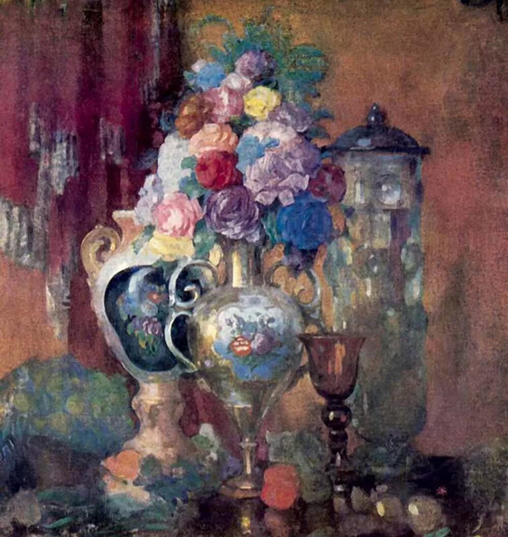 н. натюрморт в теплых тонах. лессировка акварелью натюрморт. натюрморты с теплым колоритом сапунов. сапунов николай николаевич натюрморт.