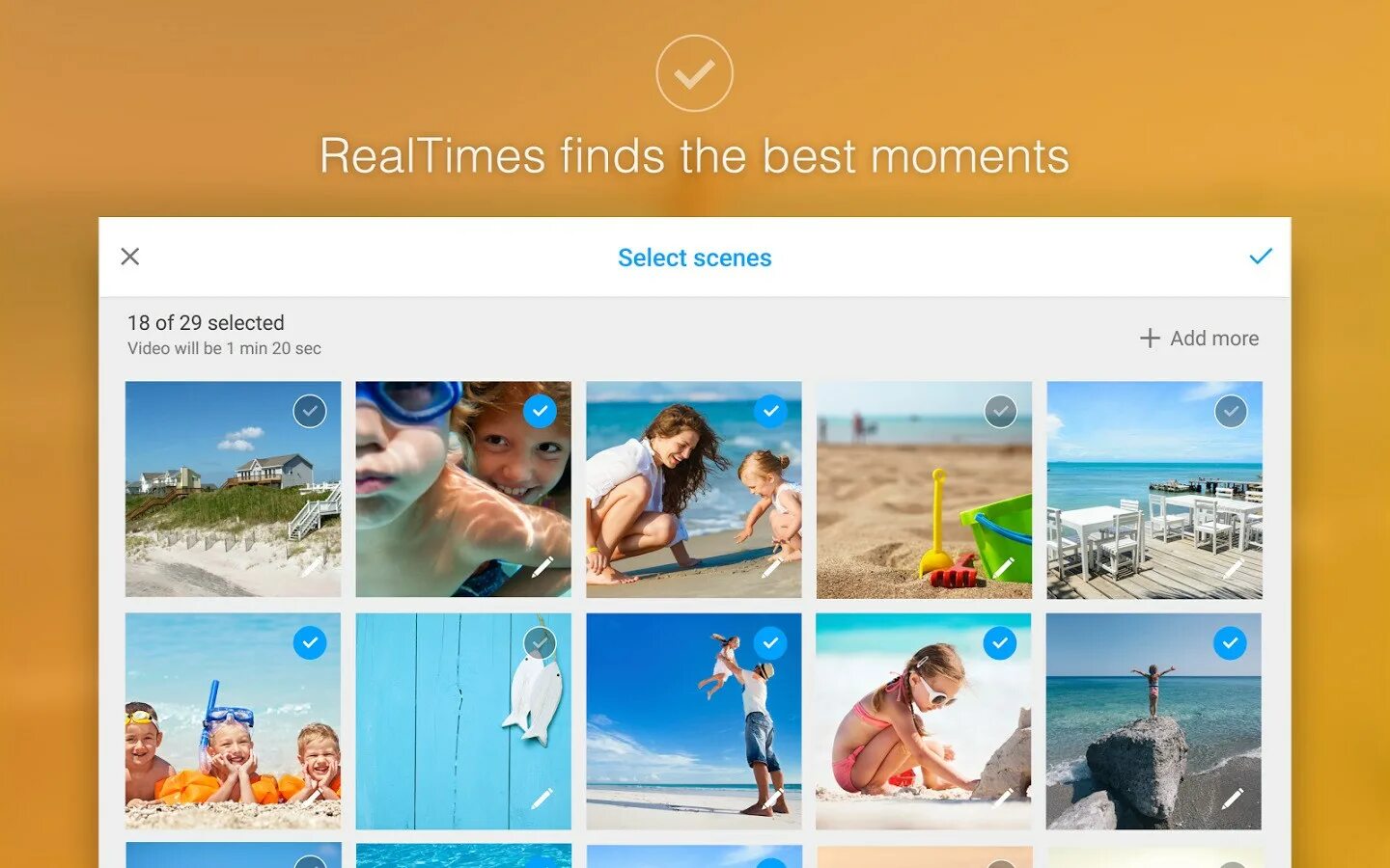 Realtime Video. Real Video. REALPLAYER cloud. Select scenes